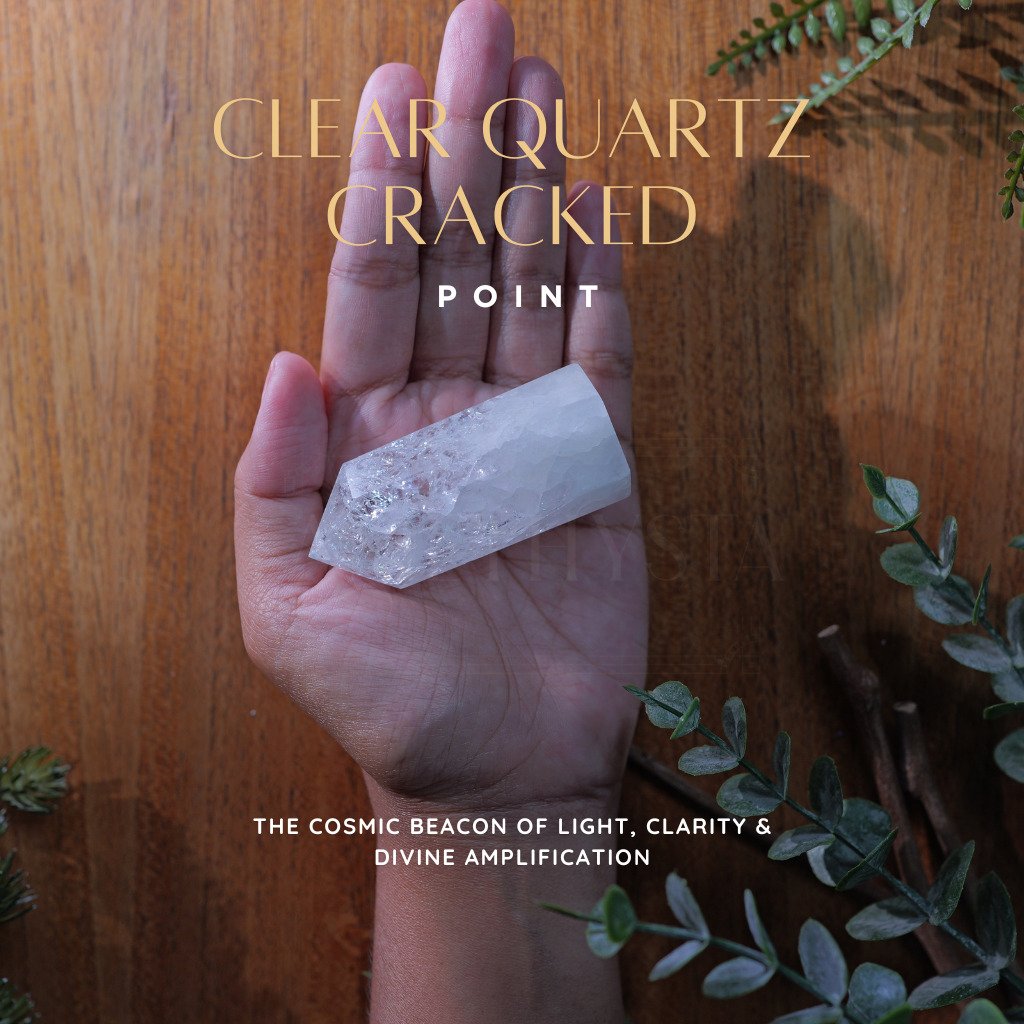 Clear Quartz Cracked Point